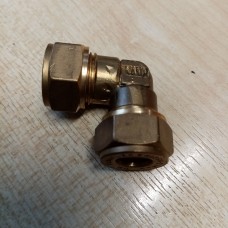 10mm EQUAL ELBOW BRASS COMPRESSION GAS CX-10-94A2